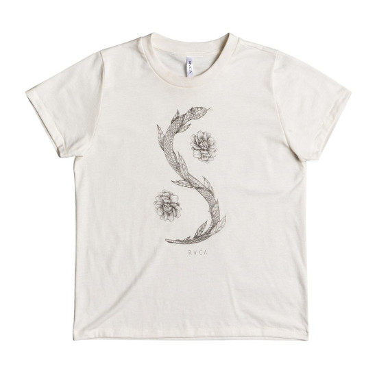 RVCA Γυναικεία κοντομάνικη μπλούζα Benjamin Jeanjean Snake - T-Shirt for Women